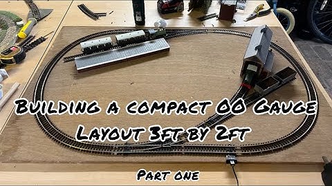 Building a compact OO Gauge Model Railway Layout 3ft by 2ft | Part One