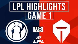 IG vs TES Highlights Game 1 | LPL 2026 Playoffs | Invictus Gaming vs Top Esports