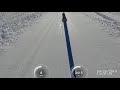 Saas-Fee Riding on the Allalin T-Bar