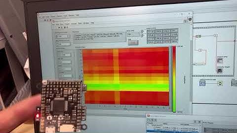 LabVIEW intensity graph using Pyboard with MicroPython