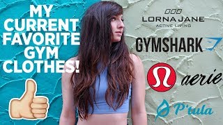 My CURRENT Favorite Gym Clothes + TRY-ON | Lululemon, Gymshark and MORE!