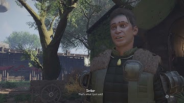 Elex 2 - Chapter 1 Tour of The Fort: Tour The Camp with Striker Dialogue Xbox Series X Gameplay