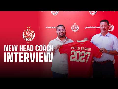 "A Huge Honor" | Paulo Sérgio Speaks For the First Time as Wydad AC Head Coach