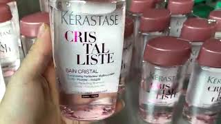 L'Oreal shampoo bottle front back two sides labeling machine