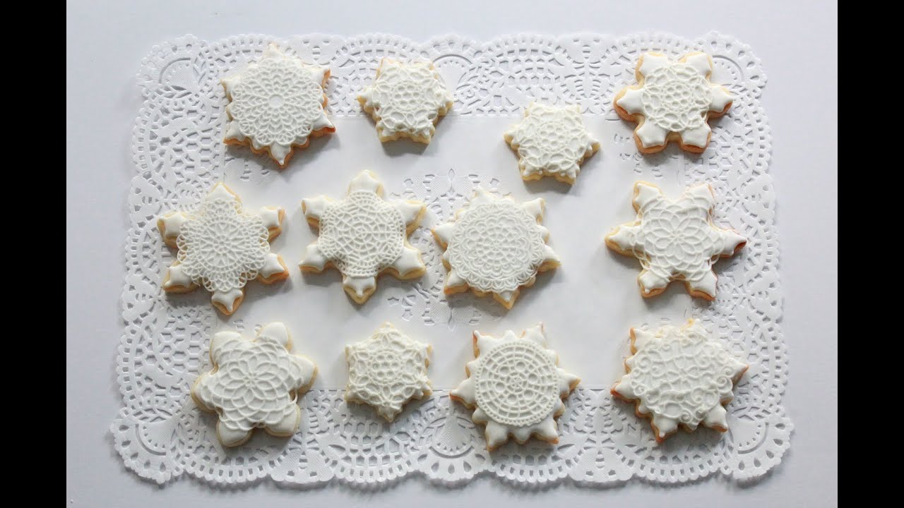 SugarVeil Snowflake Cookie Tutorial
