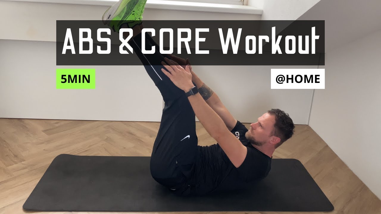 5 min INTENSE ABS & CORE Workout | At Home No Equipment - YouTube