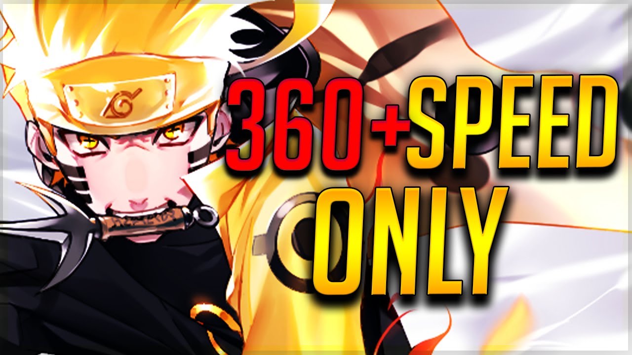 ** THE FASTEST PVP TEAM?! 360+ SPEED ONLY ** | Naruto Ultimate Ninja Blazing
