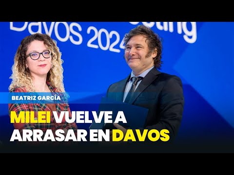 Milei vuelve a arrasar en Davos