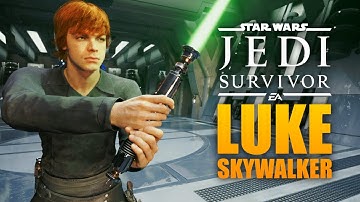 HOW TO CREATE LUKE SKYWALKER in Star Wars Jedi Survivor Customization (Lightsaber & Jedi Robes)