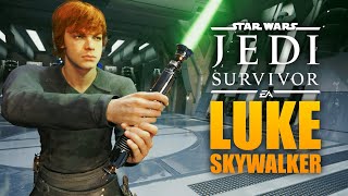 HOW TO CREATE LUKE SKYWALKER in Star Wars Jedi Survivor Customization (Lightsaber & Jedi Robes)