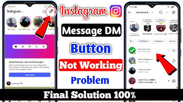 Instagram DM Button Not Working Problem | Instagram DM Icon Not Working | Fix Insta DM Not Working