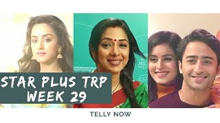 STAR PLUS TRP RATING-WEEK 29 | Anupamaa | TELLY NOW |