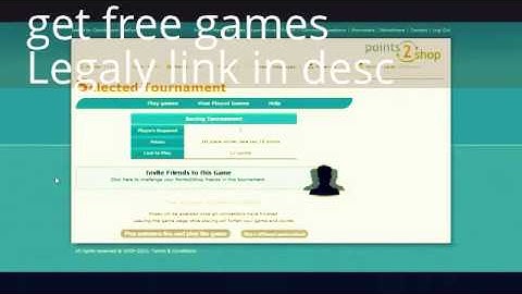 Free PC Games legaly (points2Shop)
