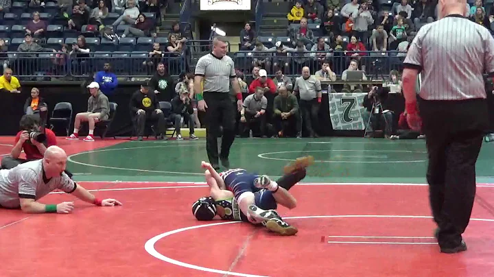 68 lbs D3 OAC FInal Brandan Mclaughlin vs Liston S...