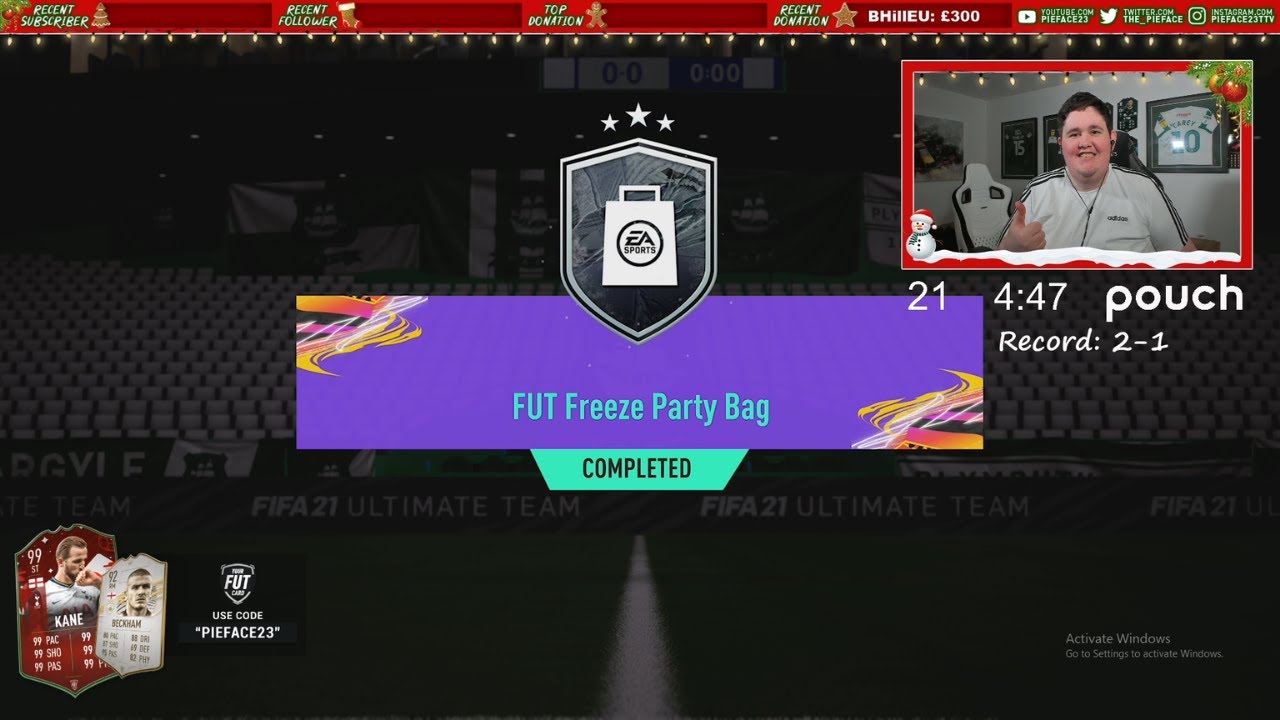 OPENING MY PARTY BAG PACK!!! FIFA 21 YouTube