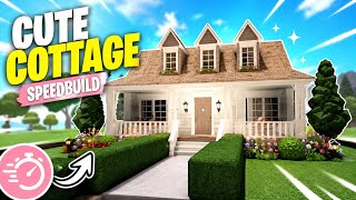 ✦ Cozy Cottage Speedbuild | Bloxburg