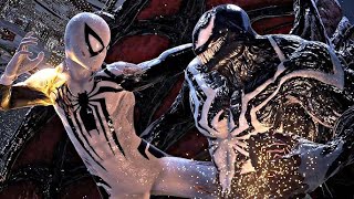 Marvel's Spider Man 2 Peter and Miles fight with Venom