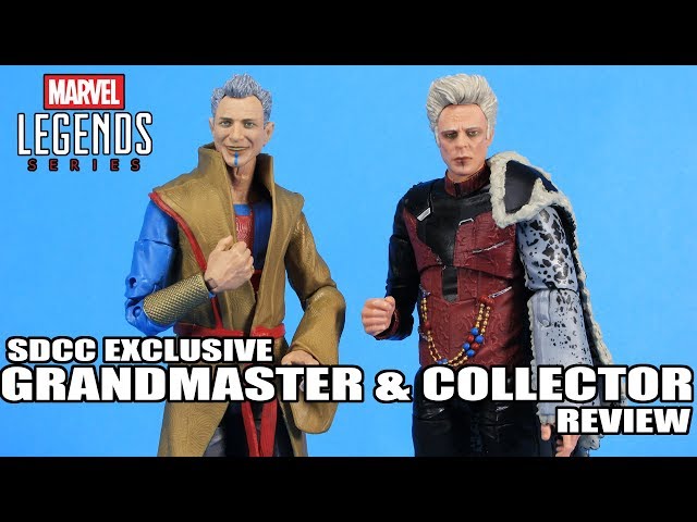 Hasbro: SDCC Marvel Legends The Collector and Grandmaster 2-Pack Video  Review and Quick Pics