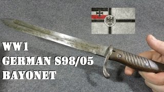 Bayonets of the World: German S98/05 "Butcher Blade" Bayonet from WW1