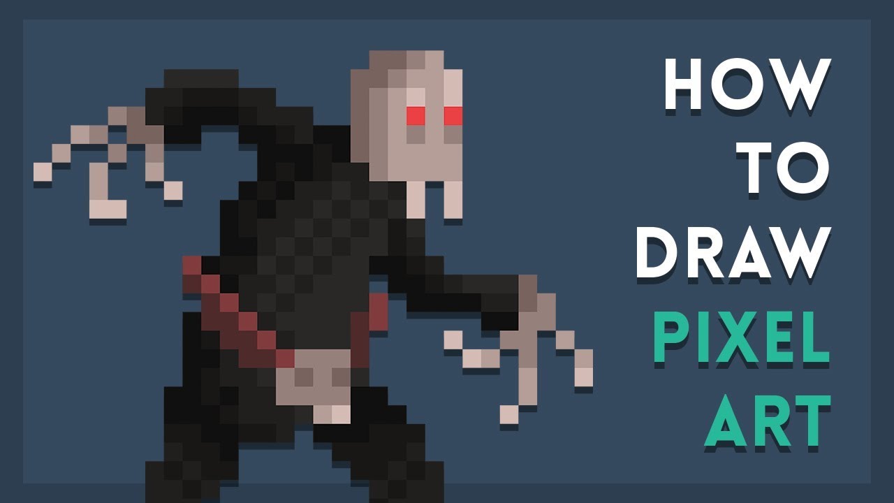 Pixel art characters, Pixel art design, Pixel art tutorial