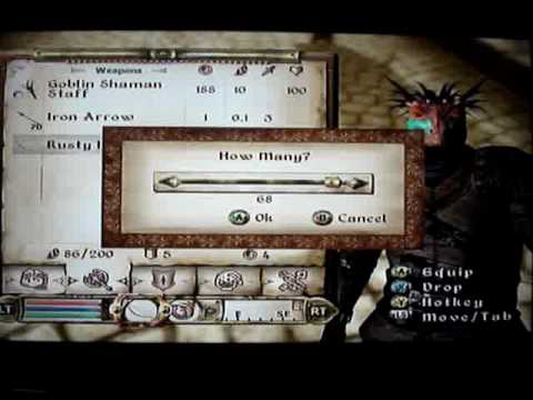 How to duplicate items in oblivion for xbox360