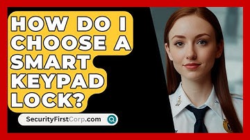How Do I Choose A Smart Keypad Lock? - SecurityFirstCorp.com