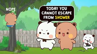 Daabu's WINTER Shower Protest Bubu's Sneaky PLAN| Animation Stories Videos
