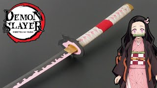 Katana Making - Nezuko Nichirin Blade (Demon Slayer) by Jumbo Radish 75,742 views 1 year ago 4 minutes, 50 seconds