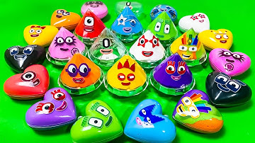 Numberblocks – Looking for All CLAY With Diamond Boxes! Satisfying Clay ASMR