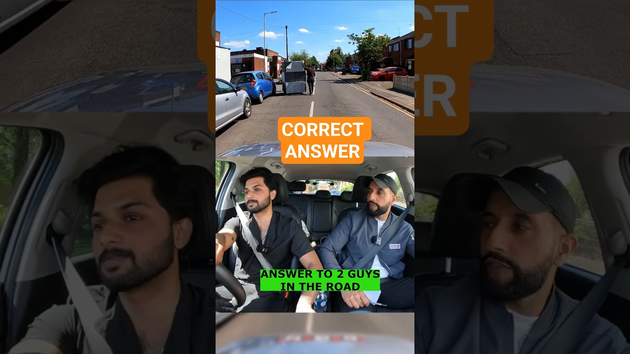 HOW TO HANDLE OBSTRUCTIONS ON THE ROAD DURING YOUR DRIVING TEST 