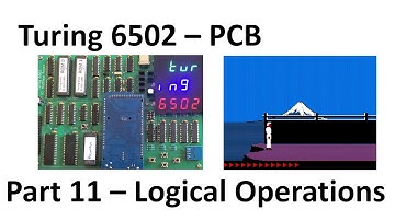 Turing Machines Explained.  Part 11, Logic operations.