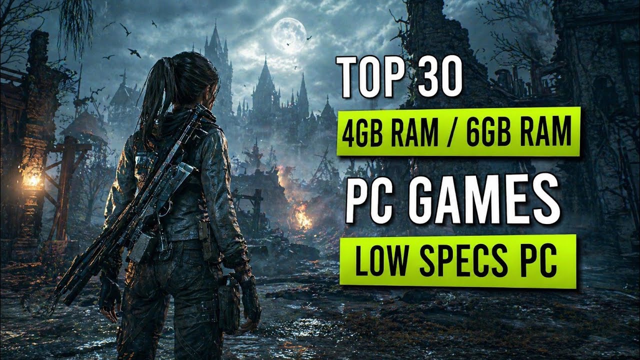 Top 30 Best Low Spec Pc Games For (4GB RAM / 6GB RAM / 2GB VRAM) 2025 ...