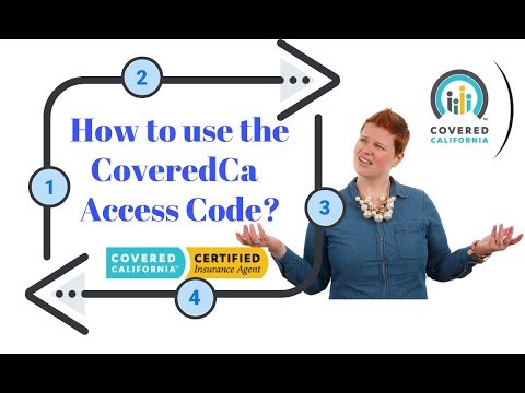 How to Use your CoveredCa Access Code to create an online account with CoveredCA.com ✅ #obamacare ⭕️