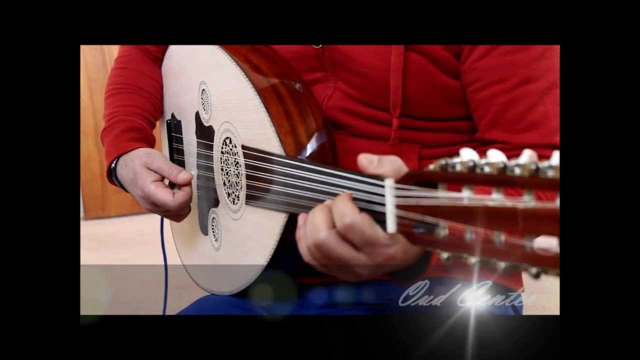 Turkish Electric acoustic Oud half cut high quality عود تركي