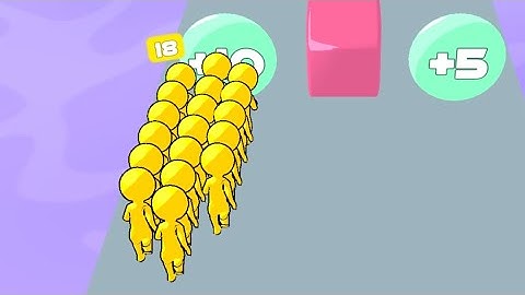 Runner Pusher - All Levels Gameplay Android, iOS