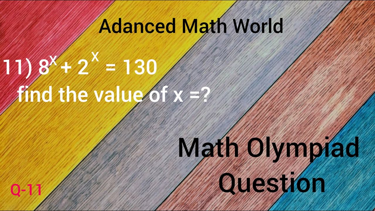Math Olympiad Question | Nice Algebra Problem - YouTube