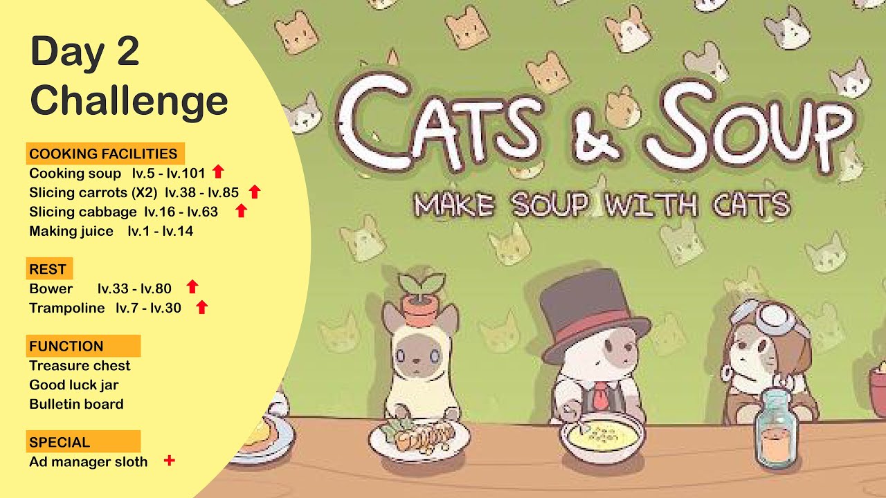 Cats & Soup Gameplay #2 All Levels (Android, IOS)