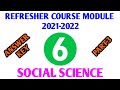 6th Social Refresher Course Module Answer Key Unit 3 EM Download PDF