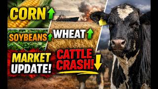 Corn & Soybeans Rally Big | Wheat Follows | Cattle Drop Hard