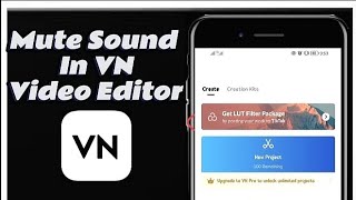How To Mute Video  Sound In VN Video Editor screenshot 4