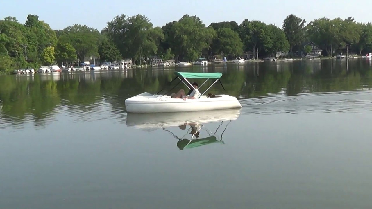 Encore Pedal/Electric Boat in Motion YouTube