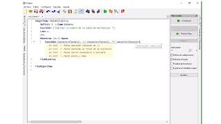 Tabla de multiplicar con  estructura repetitivas (Mientras) screenshot 5