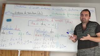 distance d arret distance de reaction distance de freinage Partie 1