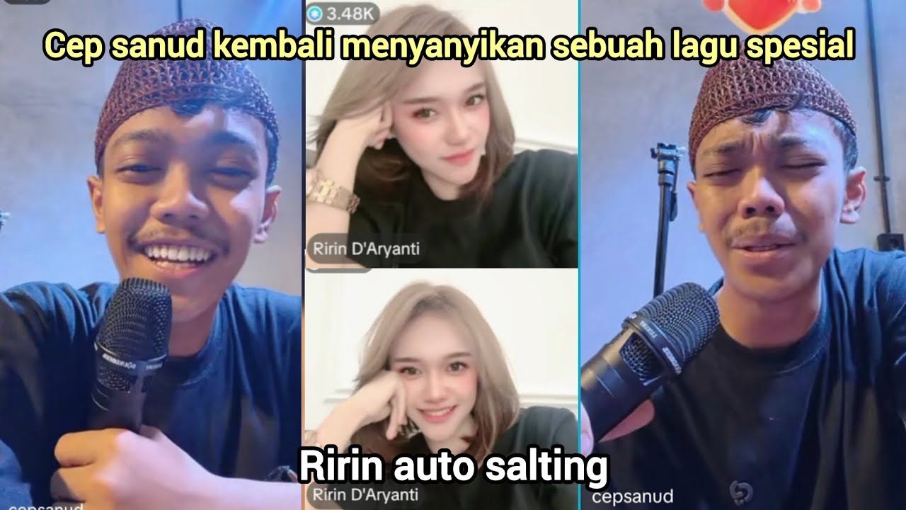 Cep sanud kembali menyanyikan sebuah lagu spesial❗ Ririn auto salting