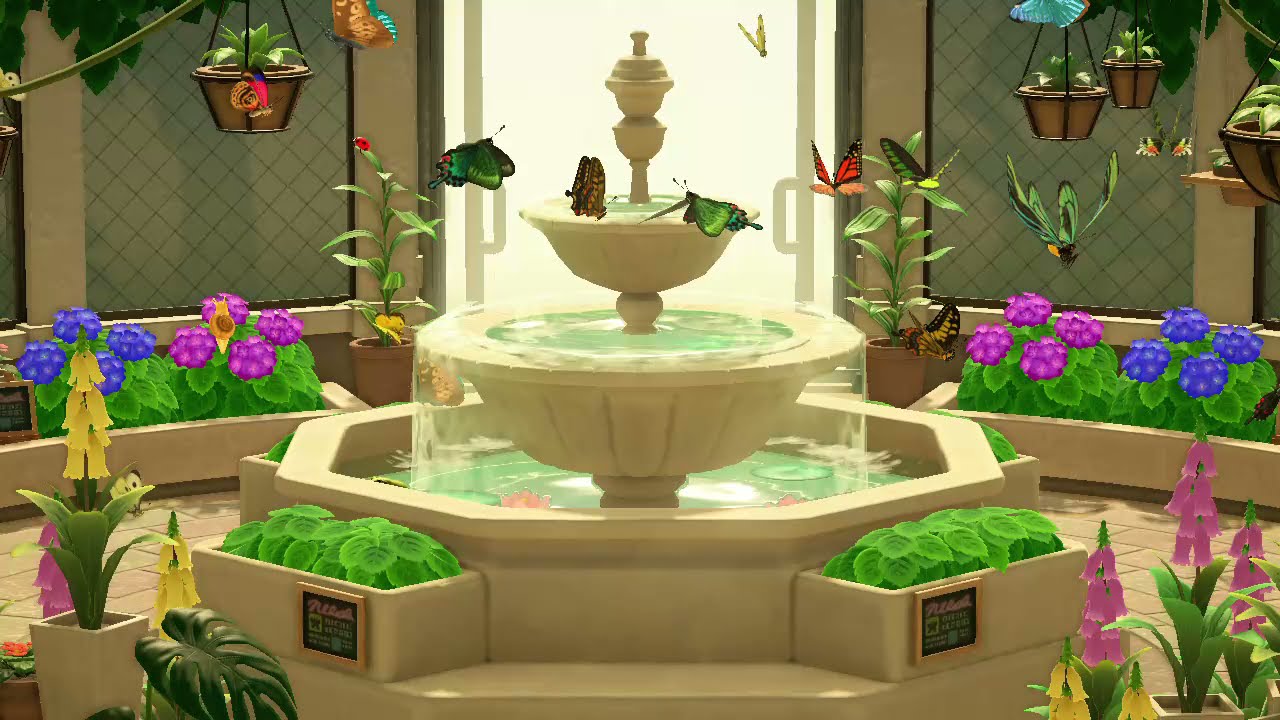 Beautiful Butterflies (Animal Crossing Screensaver) YouTube