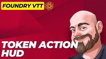 Using the Token Action HUD Module in Foundry VTT 5e to simplify actions.