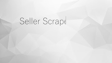 Amz-Scraper Seller Scraper Tutorial