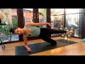 ABS & Booty Mat Pilates Workout with Ankle Weights | Bala Bangles