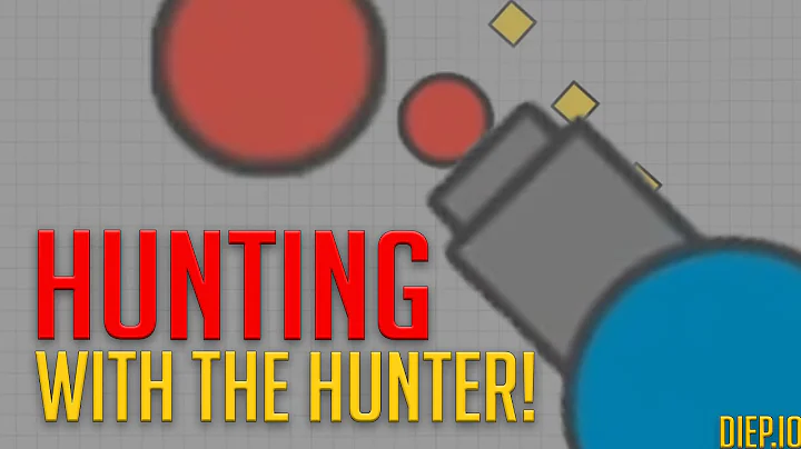 HUNTING People down! - NEW Sniper Class in Diep.io - Diep.io Max lvl Hunter Gameplay