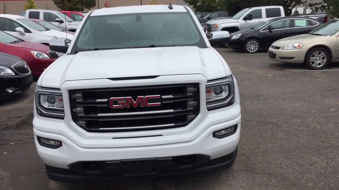 2016 Sierra 1500 4WD Double Cab All Terrain Kodiak Package White Oshawa
